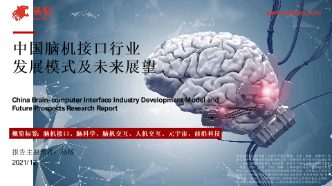 【头豹】中国脑机接口行业发展模式及未来展望.pdf