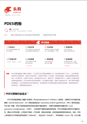 2023年中国PDE5i药物行业词条报告.pdf