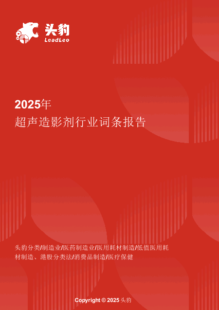 医学影像诊断的新前沿：超声造影剂从技术突破到市场潜力 头豹词条报告系列.pdf